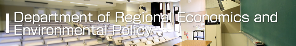 Department of Regional Economics and Environmental Policy