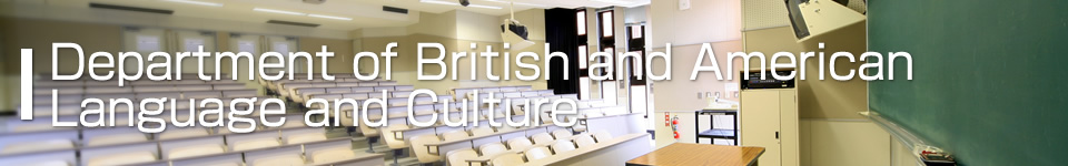 Department of British and American Language and Culture